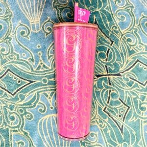 Starbucks Wicked Pink Glitter Glinda Cold Cup (24 oz.)